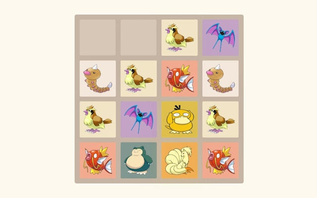 2048 Pokemon: Fun Tile-Merging Pokemon Evolution Puzzle Game