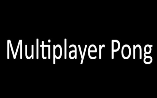 MultiPlayer Pong Online