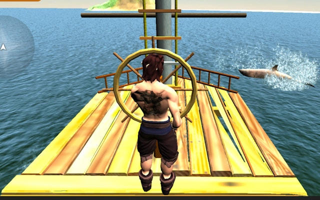 Raft Angry Shark Hunter - Ocean Survival Game