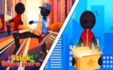 Stickman Rope Swing: Urban Helper Quest