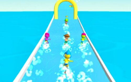 Aquapark Surfer Race - Water Slide Racing Game