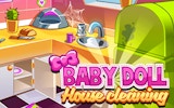 Baby Doll House Cleaning Game