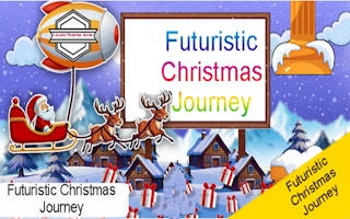Futuristic Christmas Journey: Santa's Arcade Adventure