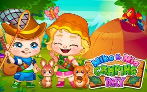 Mike and Mia Camping Day - Kids Adventure Online Game