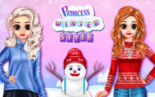 Princess Winter Style: Cute Dress Up Game