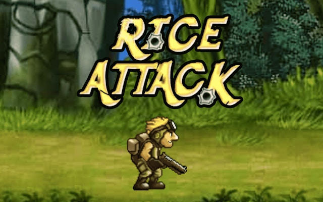 Rice Attack - Pixel Run Adventure Game