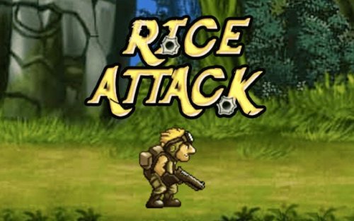 Rice Attack - Pixel Run Adventure Game