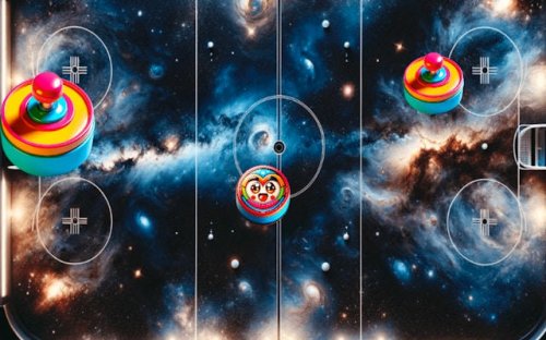 Sky Clash: Air Hockey vs. Pong - 2-in-1 Sports Challenge