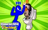 Stickman Hero Skibidi Tower Defense Online Game