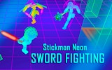 Stickman Neon Warriors: Cyber Sword Fighting Game