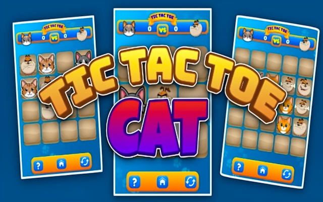 Tic Tac Toe Cat - Cute Puzzle Game