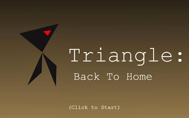 Triangle Back to Home - Paper Fold Adventure