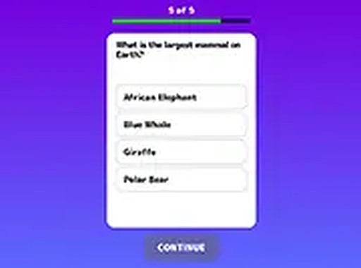 General Trivia Quiz Online Game