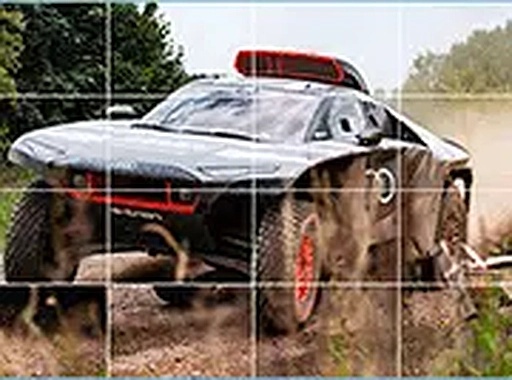 Audi RS Q Dakar Rally Slide Puzzle Online Game