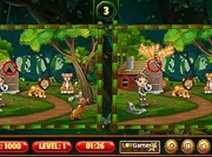 Spot the Differences Forests Online Puzzle Game