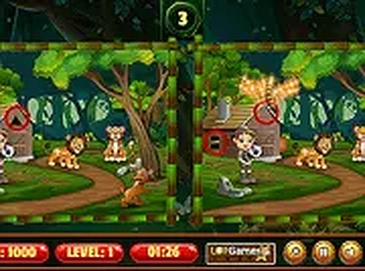 Spot the Differences Forests Online Puzzle Game