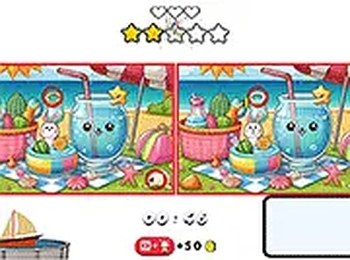Summer Spotlight Differences Online Game