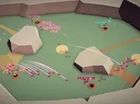 Ant Colony Tactics: Island Growth