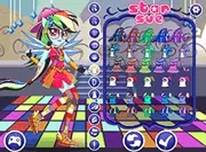 Rainbow Pony Dress Up Game