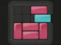 Blue Block Sliding Puzzle